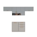 Ver imagem 2 de Cozinha Completa Itatiaia Essence 280cm em Madeira Fendi-gris