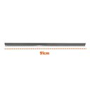 Ver imagem 4 de Kit - 10 Porta Etiqueta Simples Cinza com Acrílico New Plus/plus -sa Gôndolas