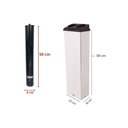 Ver imagem 2 de Kit Porta Copo Descartável Café 50ml + Lixeira Aço Inox Conjugado