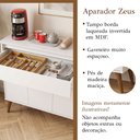 Ver imagem 2 de Aparador Buffet Zeus Branco para Sala de Jantar com Design Moderno e Espaço para Organização