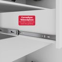 Ver imagem 6 de Guarda-roupas Alonzo 6 Portas S/esp e S/pes Pvc Branco 2.3 Móveis Lopas