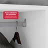 Guarda-roupas Alonzo 6 Portas S/esp e S/pes Pvc Branco 2.3 Móveis Lopas - 5