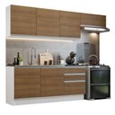 Ver imagem 3 de Armário de Cozinha Completa 100% MDF 260cm Branco/Rustic Acordes Madesa 03