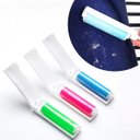 Ver imagem 4 de Rolo Adesivo Tira Pelos Lavável Fiapos Poeira Retrátil Verde