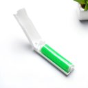 Ver imagem 1 de Rolo Adesivo Tira Pelos Lavável Fiapos Poeira Retrátil Verde
