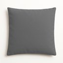 Ver imagem 3 de Kit 2 Capa de Almofada 42cm Decorativa Suede Sofá Poltrona Cor:cinza