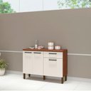 Ver imagem 4 de Balcão de Cozinha Versalhes Nogueira Off White - Kits Paraná