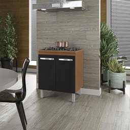 Balcão Armário P/ Fogão Cooktop 4 Bocas Jade Gabinete - 2