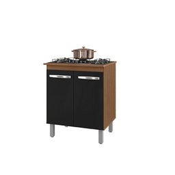Balcão Armário P/ Fogão Cooktop 4 Bocas Jade Gabinete - 1