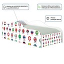 Ver imagem 2 de Cama Solteiro Infantil Cama Futebol Seleção com Colchão MDF Branco 88cm Casah
