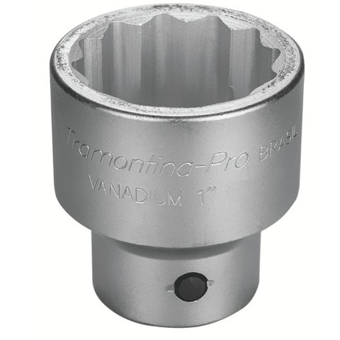 Soquete Estriado 2.1/4" Encaixe 1" Tramontina Pro