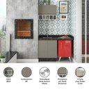 Ver imagem 4 de Churrasqueira 3 Peças sem Pia Pérola Luciane Móveis