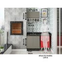 Ver imagem 2 de Churrasqueira 3 Peças sem Pia Pérola Luciane Móveis