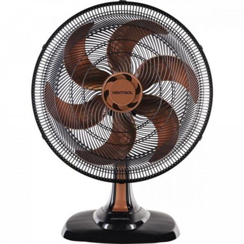 Ventilador de Mesa 50cm 220v Turbo6 Bronze Ventisol