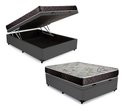 Ver imagem 1 de Cama Box Baú Casal Green Cinza + Colchão Espuma D28 138x188x14