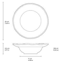 Conjunto com 4 Pratos Entrada/ Sobremesa Orgânico Pistache Porto Brasil - 3