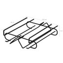 Ver imagem 3 de Suporte Organizador de Armário Porta Taças de Encaixar Preto Fosco Stolf