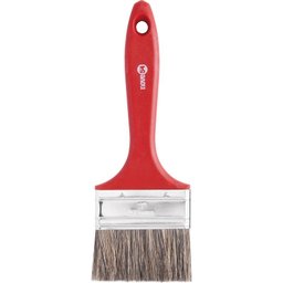 Pincel 3 Cerda Gris Cabo Plástico Para Tintas Latéx E Acríl - 3