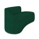 Ver imagem 7 de Sofá 2 Lugares Orgânico 140cm Morgan e Poltrona Lua Bouclê Verde D03 - D’Rossi