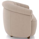 Ver imagem 7 de Poltrona Namoradeira para Sala Living Orgânica Perseu M03 Veludo Bege - Lyam Decor