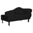 Ver imagem 4 de Divã Recamier Larissa Suede 150cm Lado Esquerdo + Brinde