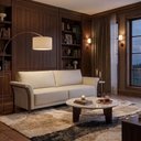 Ver imagem 6 de Sofá Living 2 Lugares Royal 162 cm Pes Madeira Courino Tcs 725 Moll