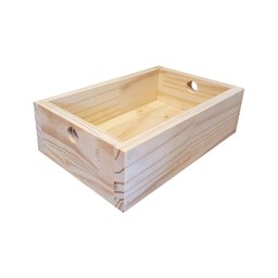 Kit 5 Caixas de Madeira P 9A X 20L X 30C em Pinus Natural - 2