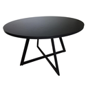 Ver imagem 3 de Mesa Estilo Industrial Redonda 130cm - Cor Preto