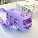 Ver imagem 1 de Garrafinha Infantil Cool Cute Bus – Diversão e Estilo!:lilás