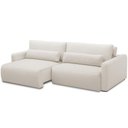 Ver mais imagens de Sofá Retrátil Reclinável para Sala de Estar Living 210cm Sevilha F04 Bouclê Cru