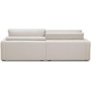 Ver imagem 5 de Sofá Retrátil Reclinável para Sala de Estar Living 210cm Sevilha F04 Bouclê Cru