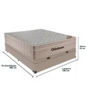 Ver imagem 3 de Cama Box Baú e Colchão Airtech Springpocket Molas Ensacadas Casal Ortobom Casal Bege