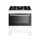 Ver imagem 2 de Fogão Atlas Mônaco Top Glass Piso 5 Bocas Mesa de Vidro Branco Bivolt 300000710