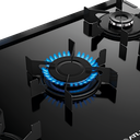 Ver imagem 4 de Fogão Atlas Mônaco Top Glass Piso 5 Bocas Mesa de Vidro Branco Bivolt 300000710