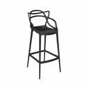 Ver imagem 4 de Kit Mesa Bistrô Tolix com 2 Banquetas Altas Allegra ? Preto
