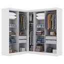 Ver imagem 6 de Modulo Canto com Puxador em Mdf e Espelho Paris