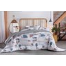 Colcha Cobre Leito Altenburg Casal 3 Peças Malha 100% Algodão Bauhaus - 2