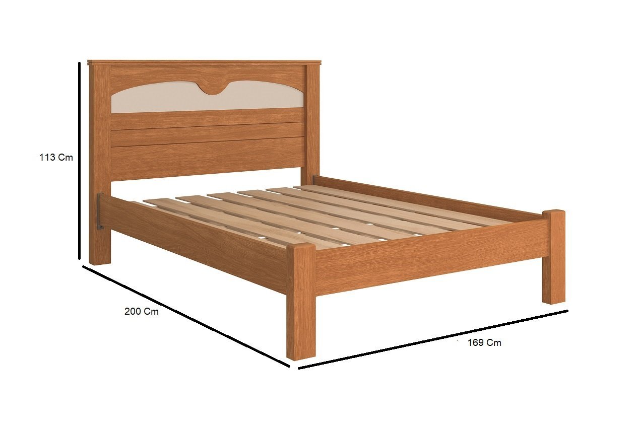 Cama de Casal Queen Amsterdã Estrado Resistente Camas Fenix - 3