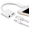 Adaptador Iphone Dual P2 + Lightning Carrega com Fone 3.5mm - 1