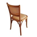 Ver imagem 5 de Cadeira Madeira Encosto Palhinha Bistrô Gourmet Ratan Sintético Luxo