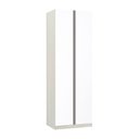 Ver imagem 1 de Guarda Roupa 2 Portas 3 Gavetas 80cm Prime Plus Luciane