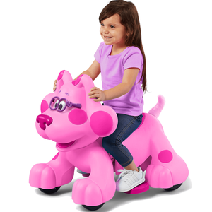 Cachorro Eletrico Rideamals Blue's Clues & You 6v Magenta Rosa