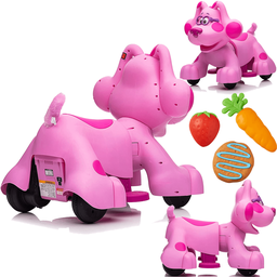 Cachorro Eletrico Rideamals Blue's Clues & You 6v Magenta Rosa - 2