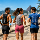 Ver imagem 7 de Mochila Colete Esporte Hidratação 4L Corrida Trilha Ciclismo:Azul