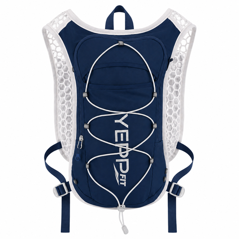 Mochila Colete Esporte Hidratação 4L Corrida Trilha Ciclismo:Azul