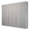 Guarda Roupa Casal 6 Portas São Carlos Branco - Leifer Móveis - 5