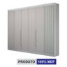 Guarda Roupa Casal 6 Portas São Carlos Branco - Leifer Móveis - 6