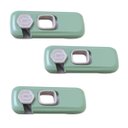 Ver imagem 1 de Trava de Segurança Geladeira Gaveta Kit 3 Unidades Bebe Criança Porta Janela Armario Protege Evita a