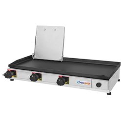 Chapeira Chapa A Gás Semiprofissional de Lanches porção 70x30 MAX PREMIUM Baixa Pressão com Prensa - 3