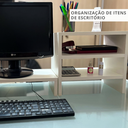Ver imagem 4 de Escaninho Organizador Mesa Escritório 100%mdf Branco Montado